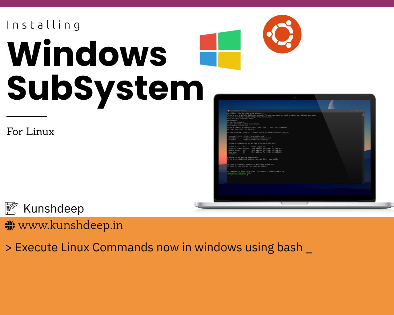 Windows SubSystem For Linux enable